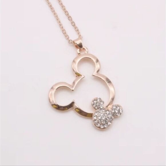 3 for $26 - Rose Gold Mickey Mouse Necklace - Picture 4 of 4